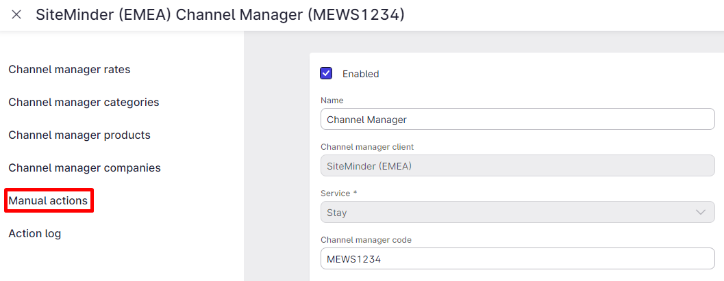 How to send manual updates to channel managers
