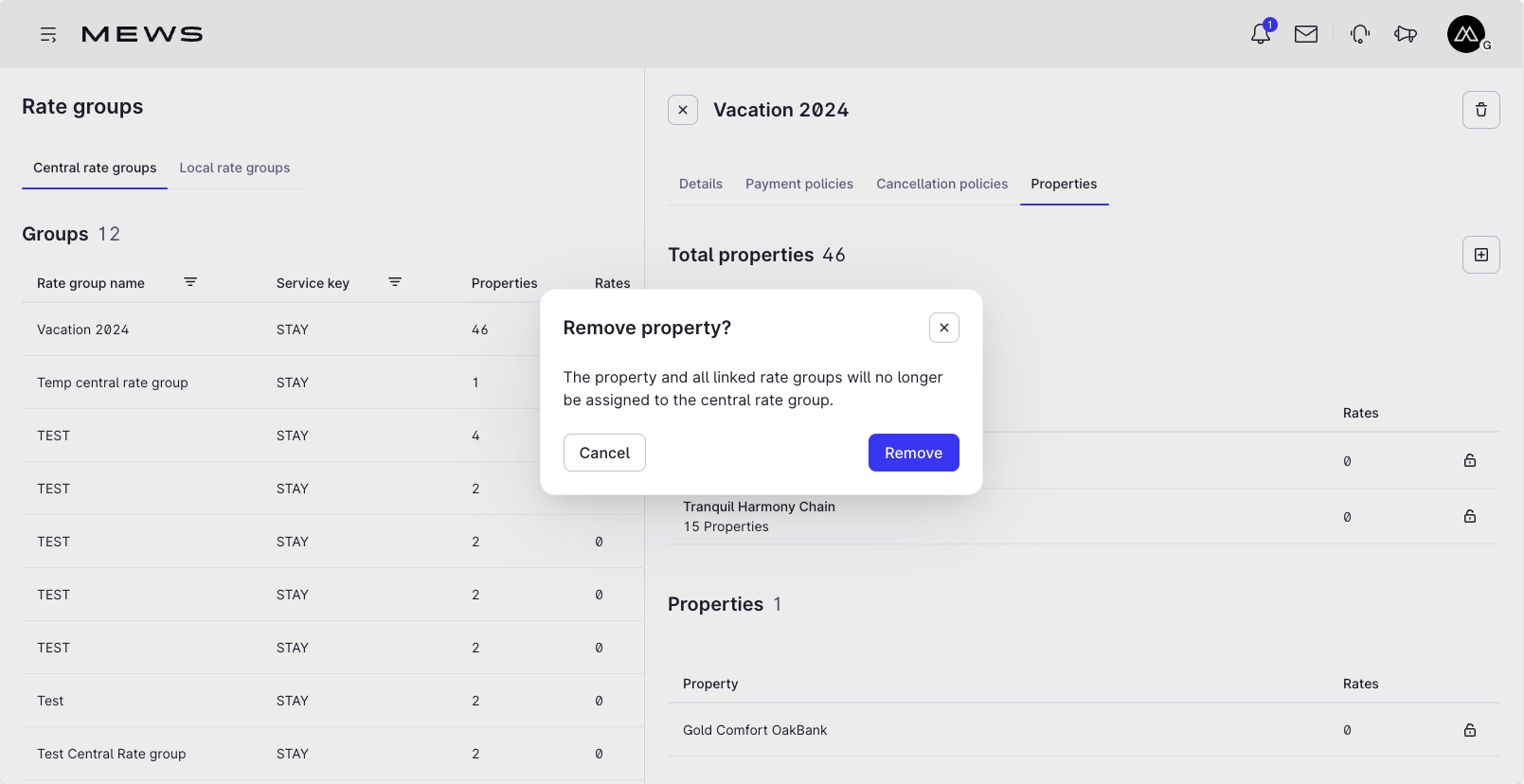 remove property