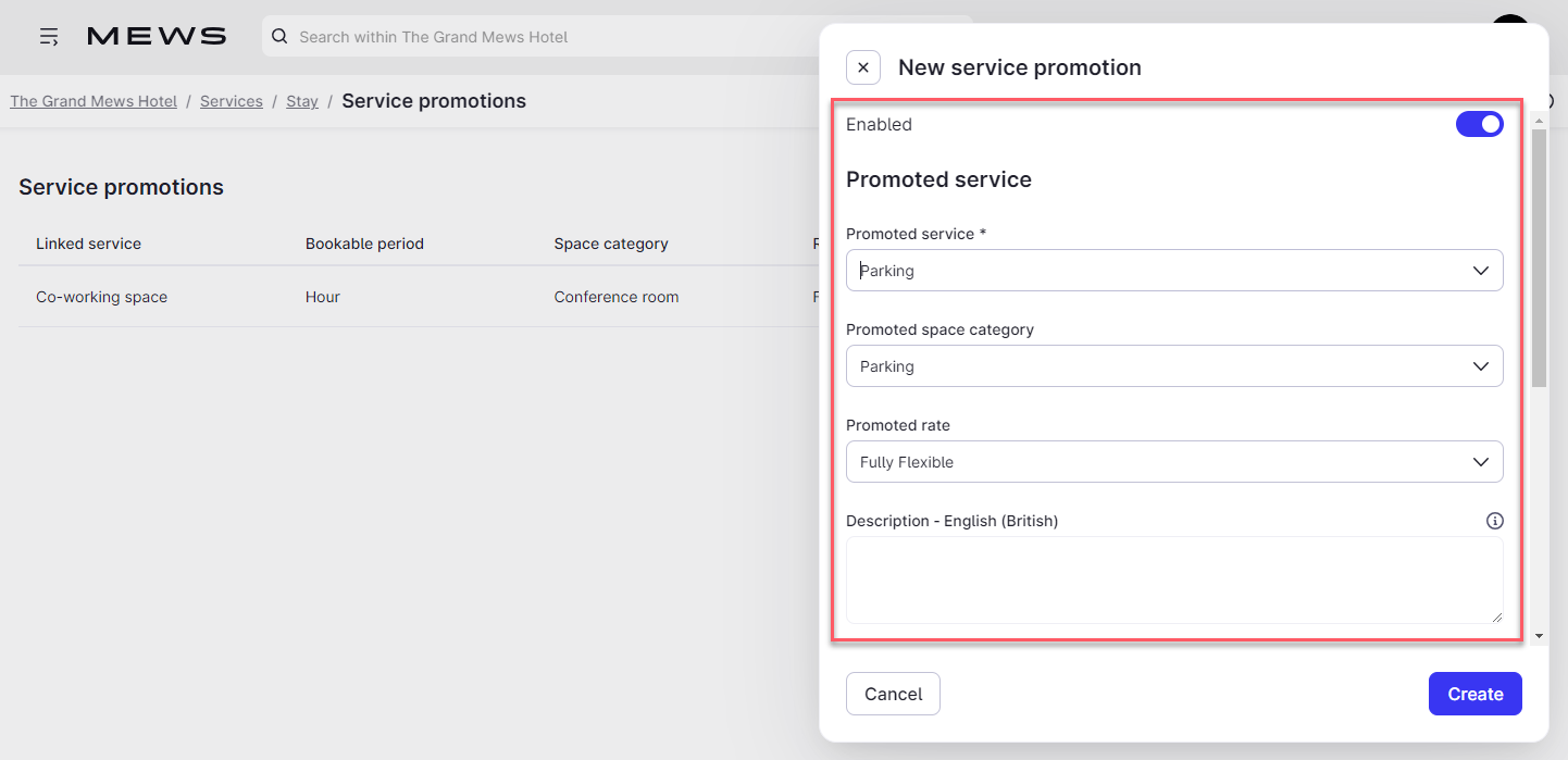 How to promote your other bookable services along with stay in Mews ...