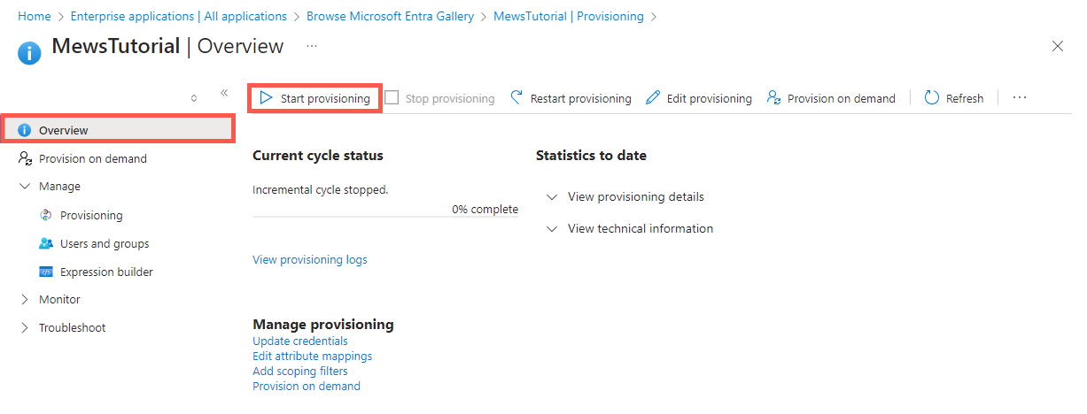 how to set up user groups scim - start provisionign.png