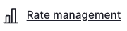 Rate management icon