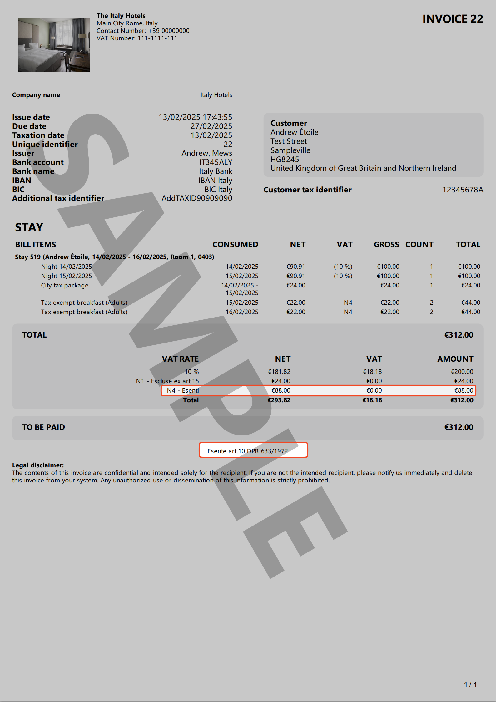 How to configure VAT exemption for an existing product or rate in Mews ...