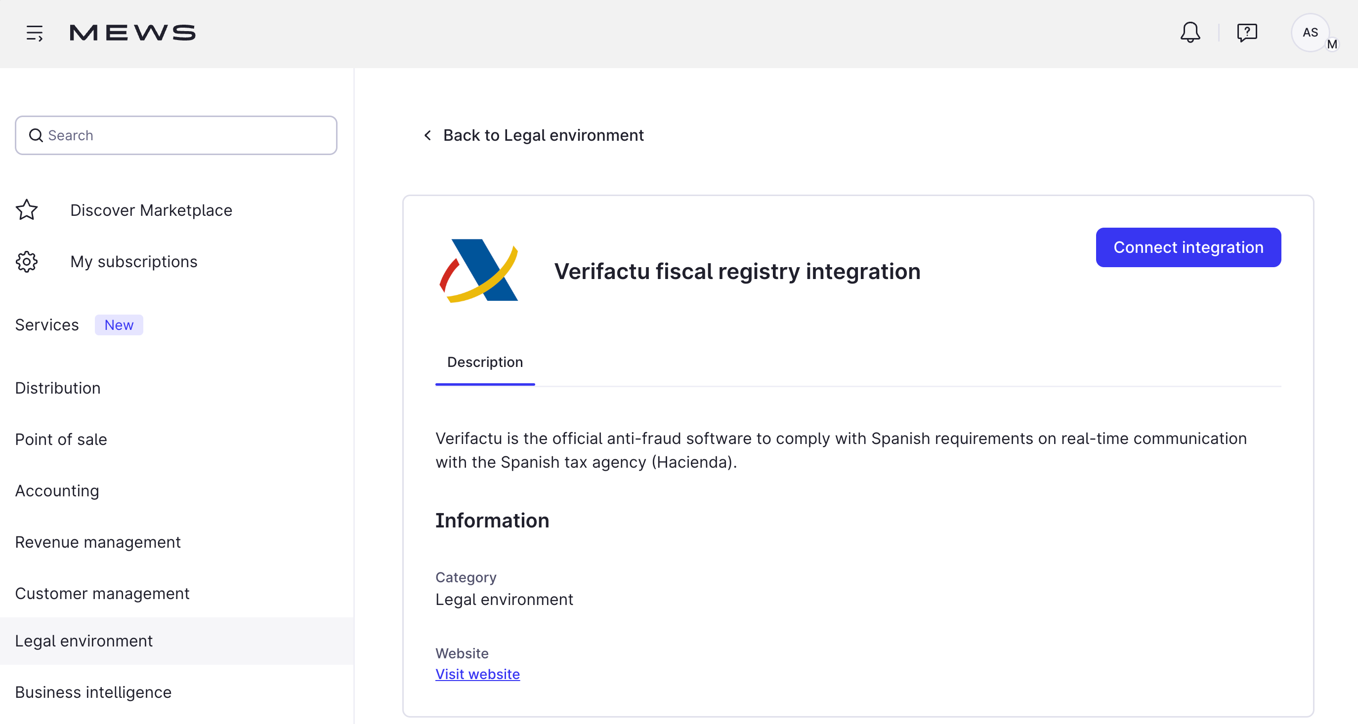 connect integration