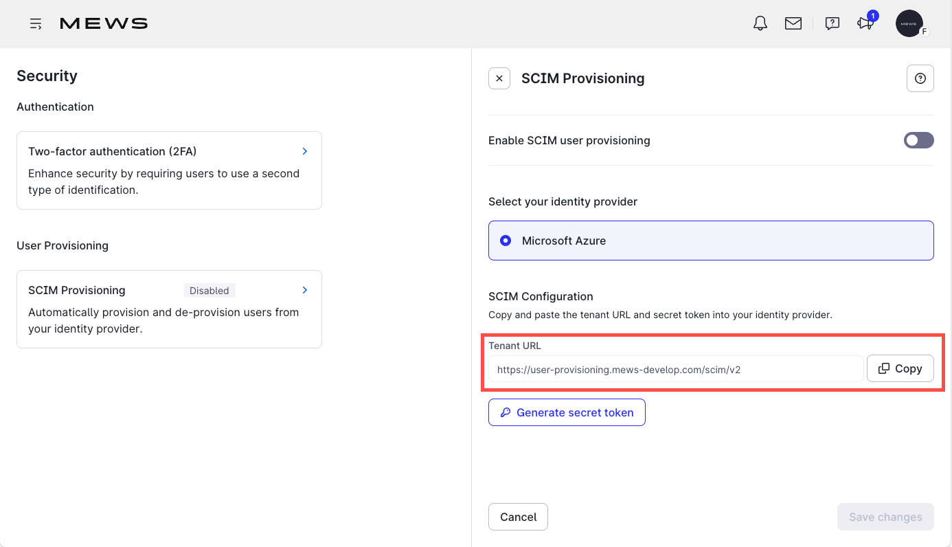 how to set up scim - copy tenant url .png