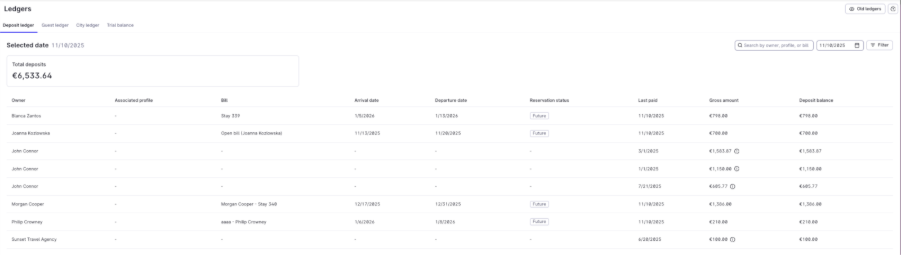 Understanding Deposit ledger movements with the deposit feature in Mews ...