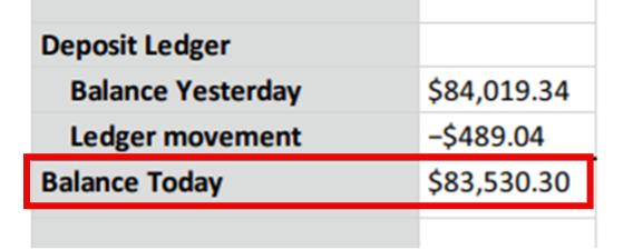 Balance today screenshot
