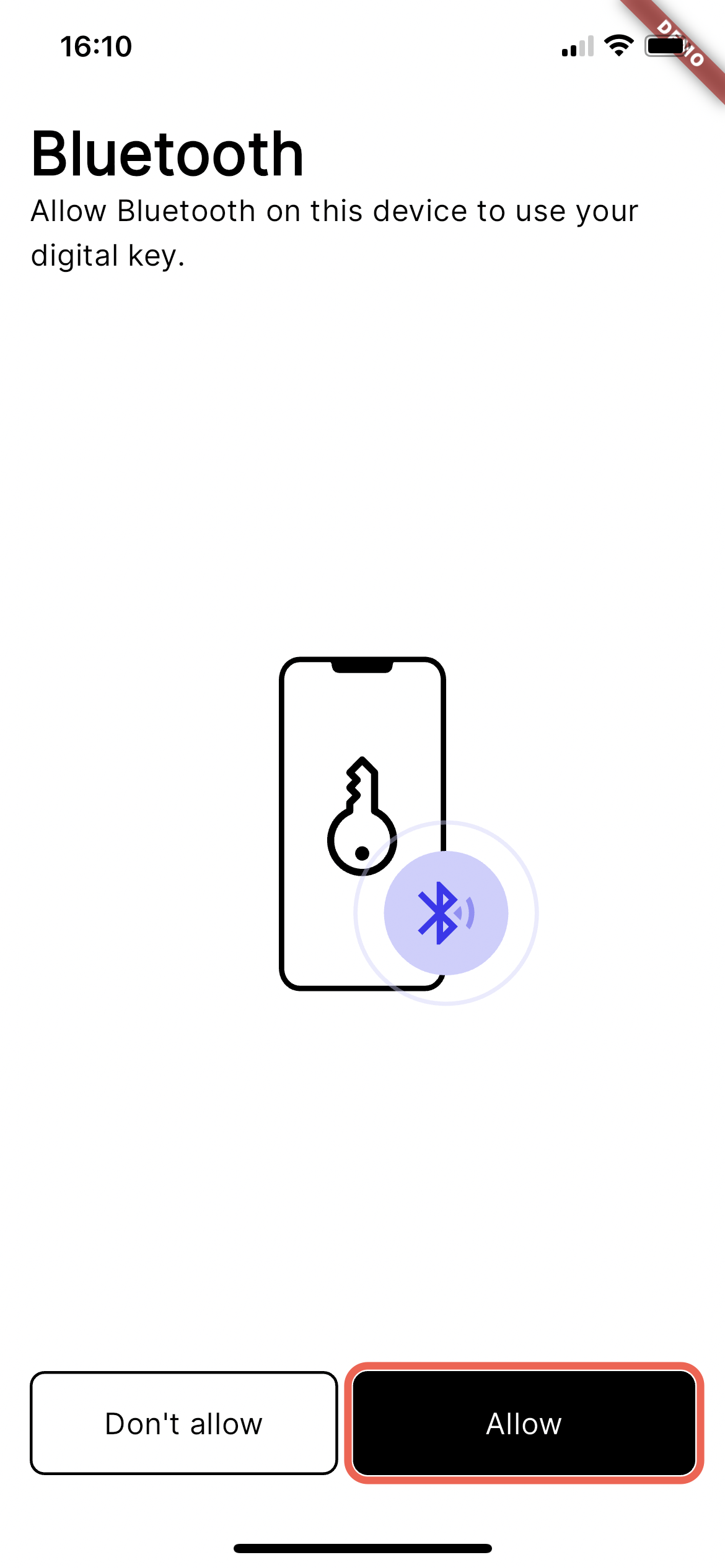 Bluetoothscherm