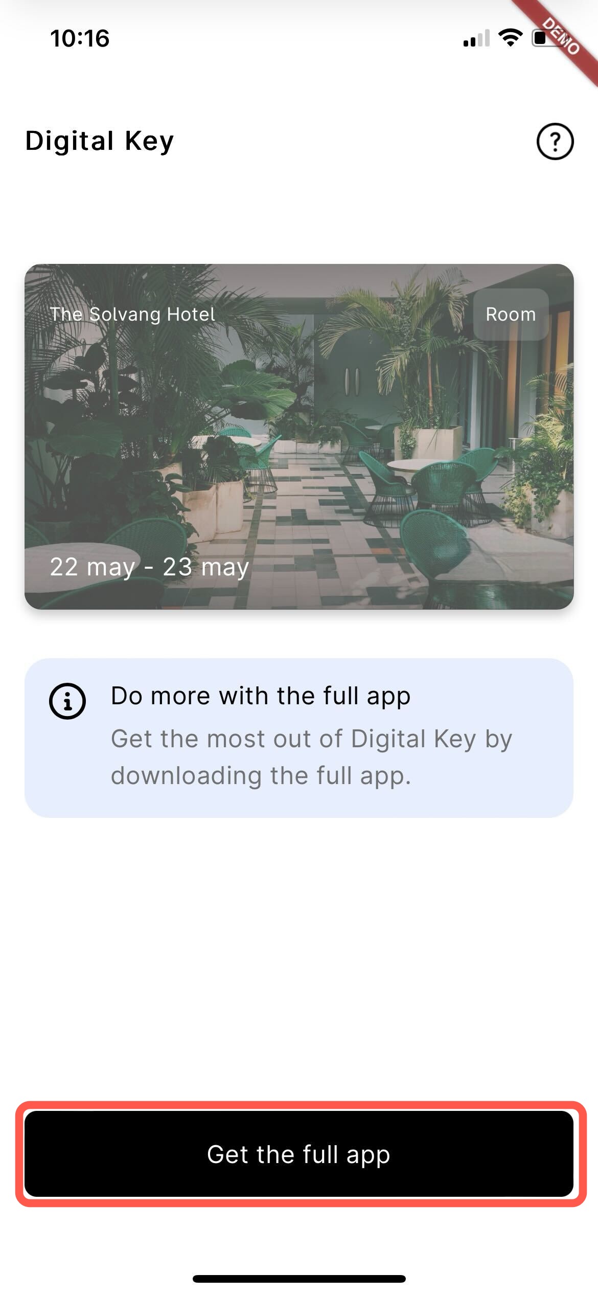 Downloaddevolledigeappscherm