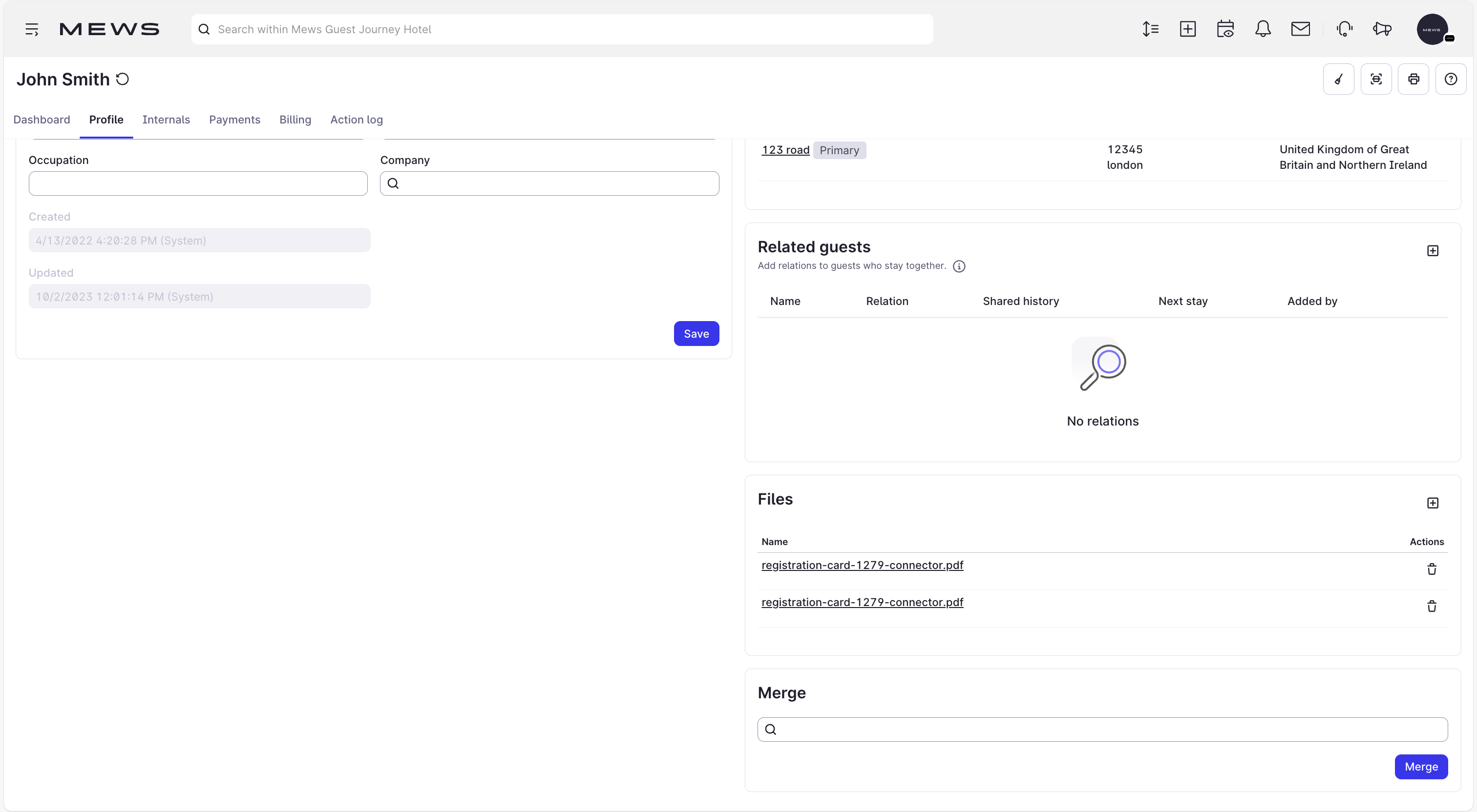 Registratiekaart
