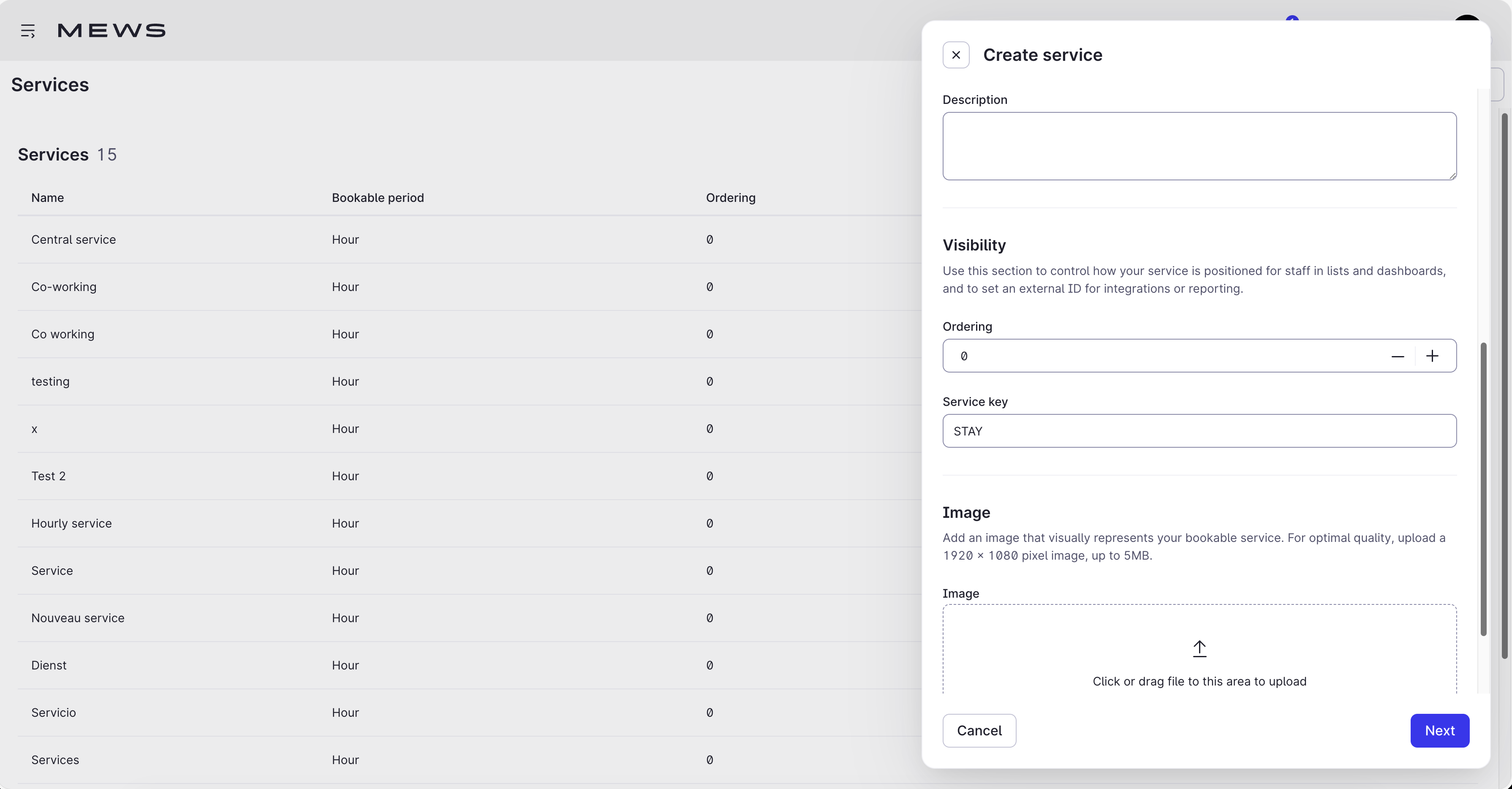 create new service service key