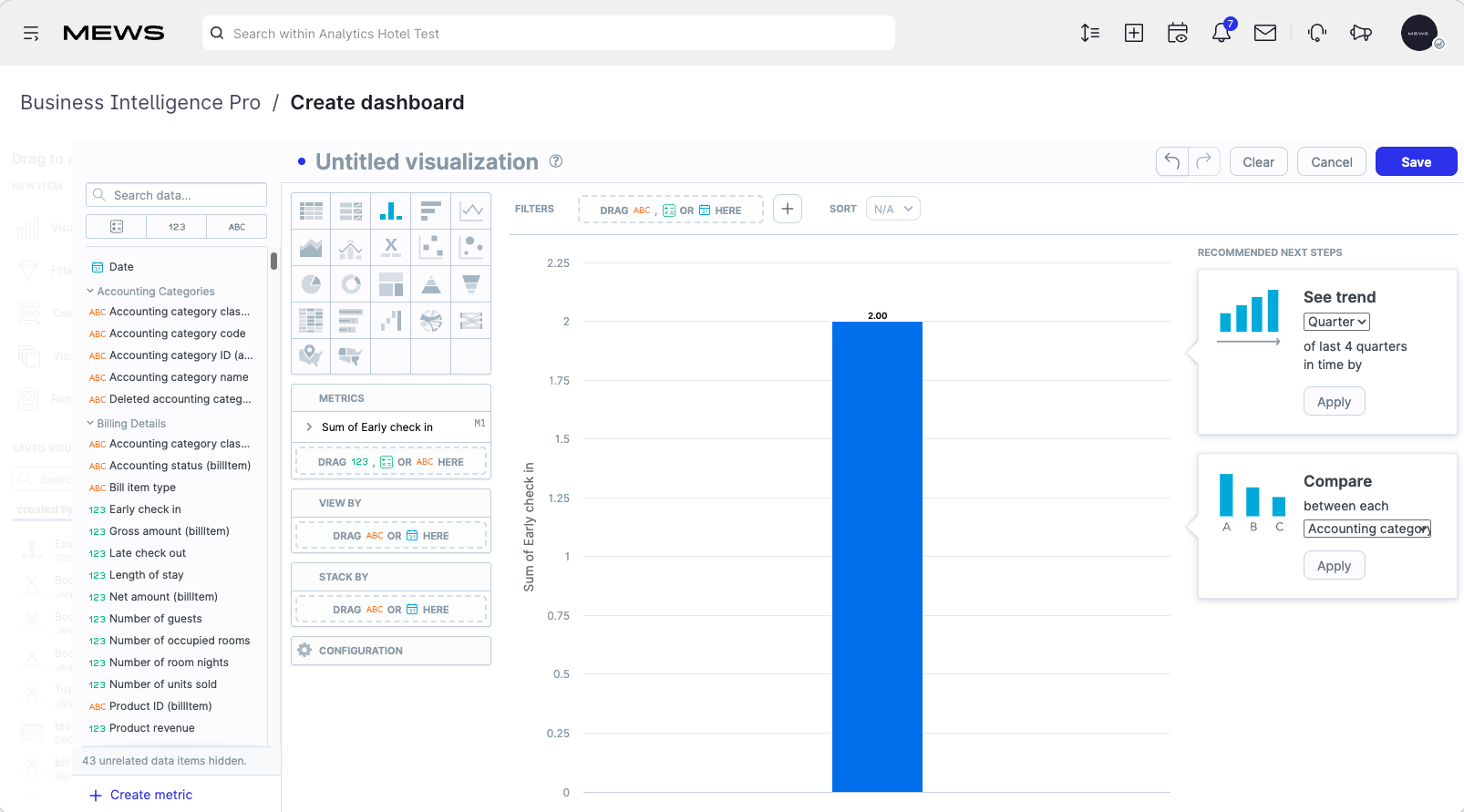 change visualiztion type