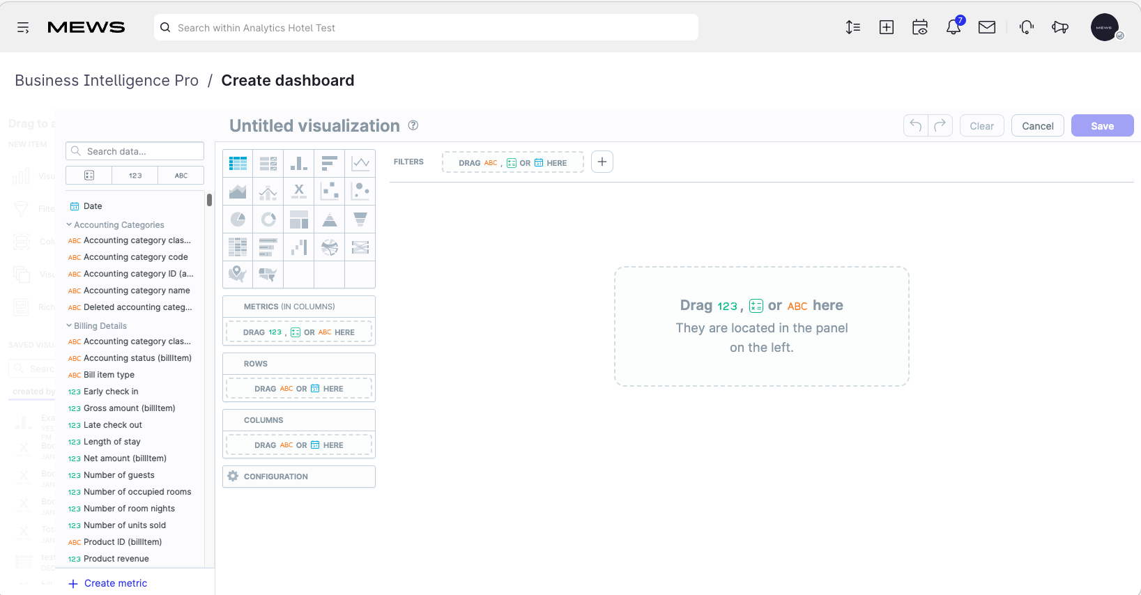 visualization editor