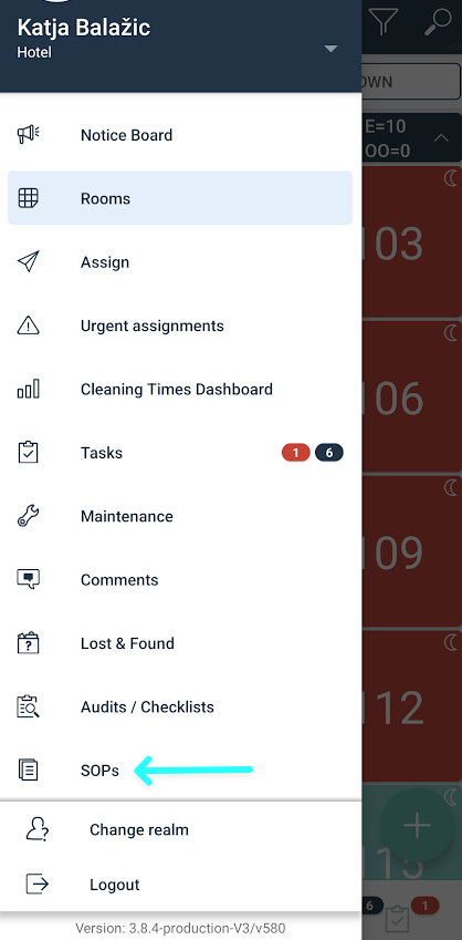 How to access the SOPs in Flexkeeping
