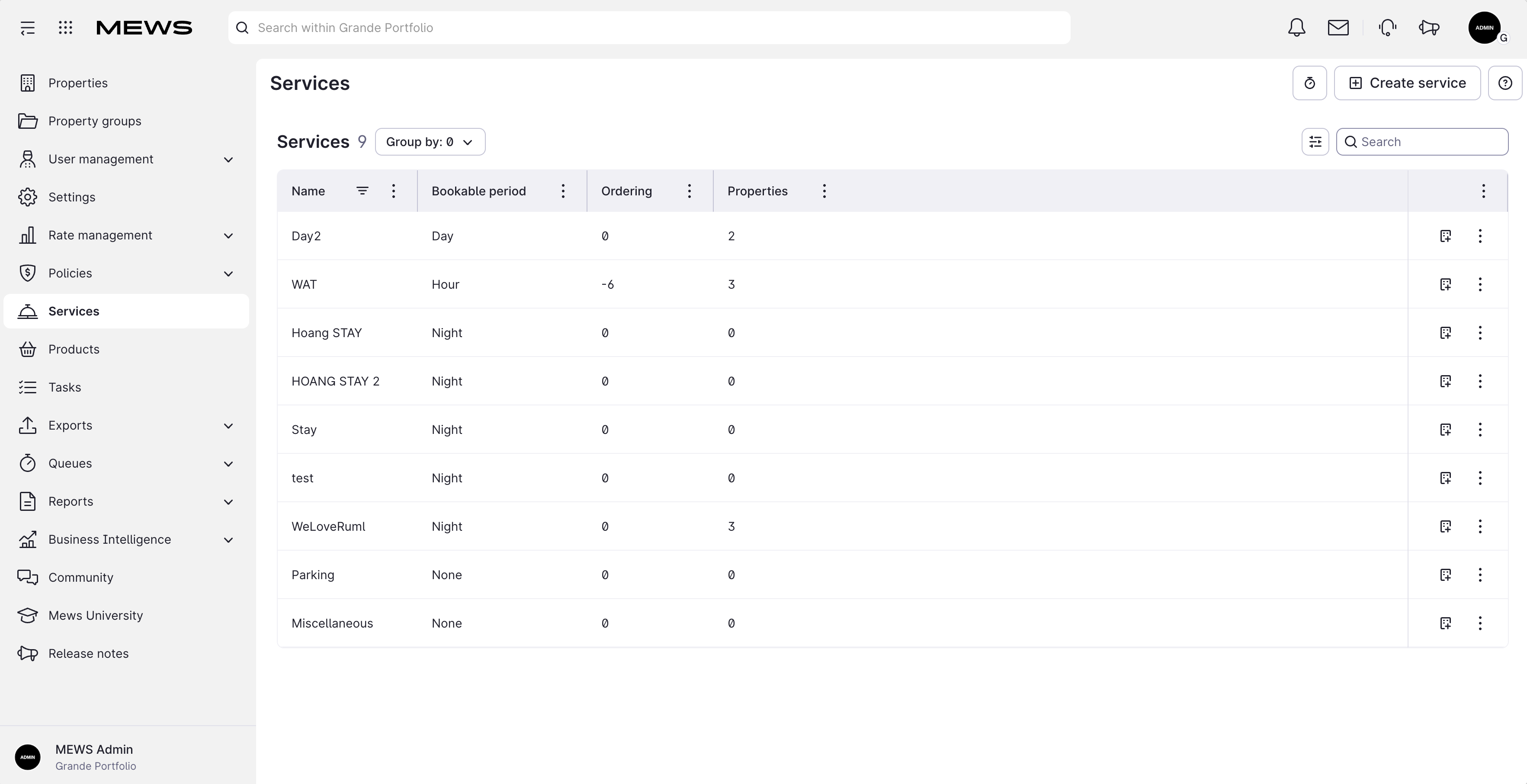 services screen mmp