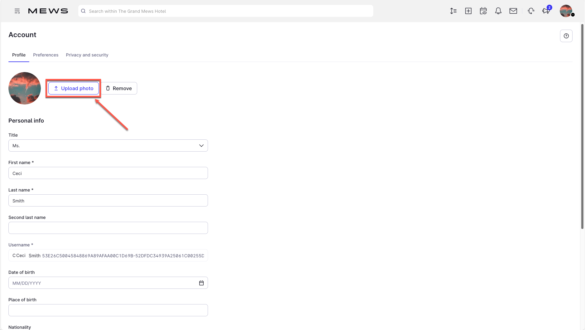 Upload photo profile -user accopunt - mews ops.png