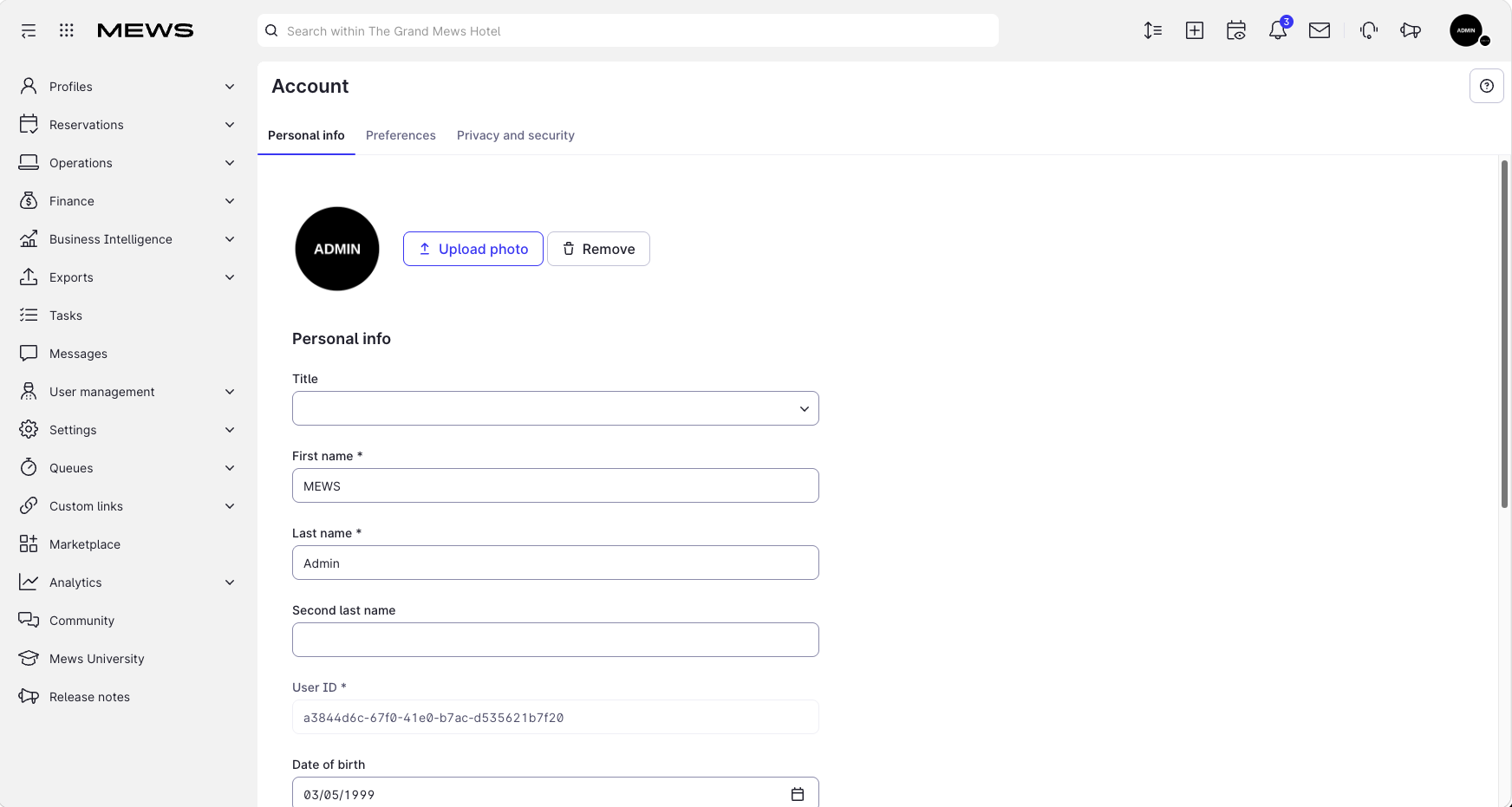 Account - personal info tab - user account.png