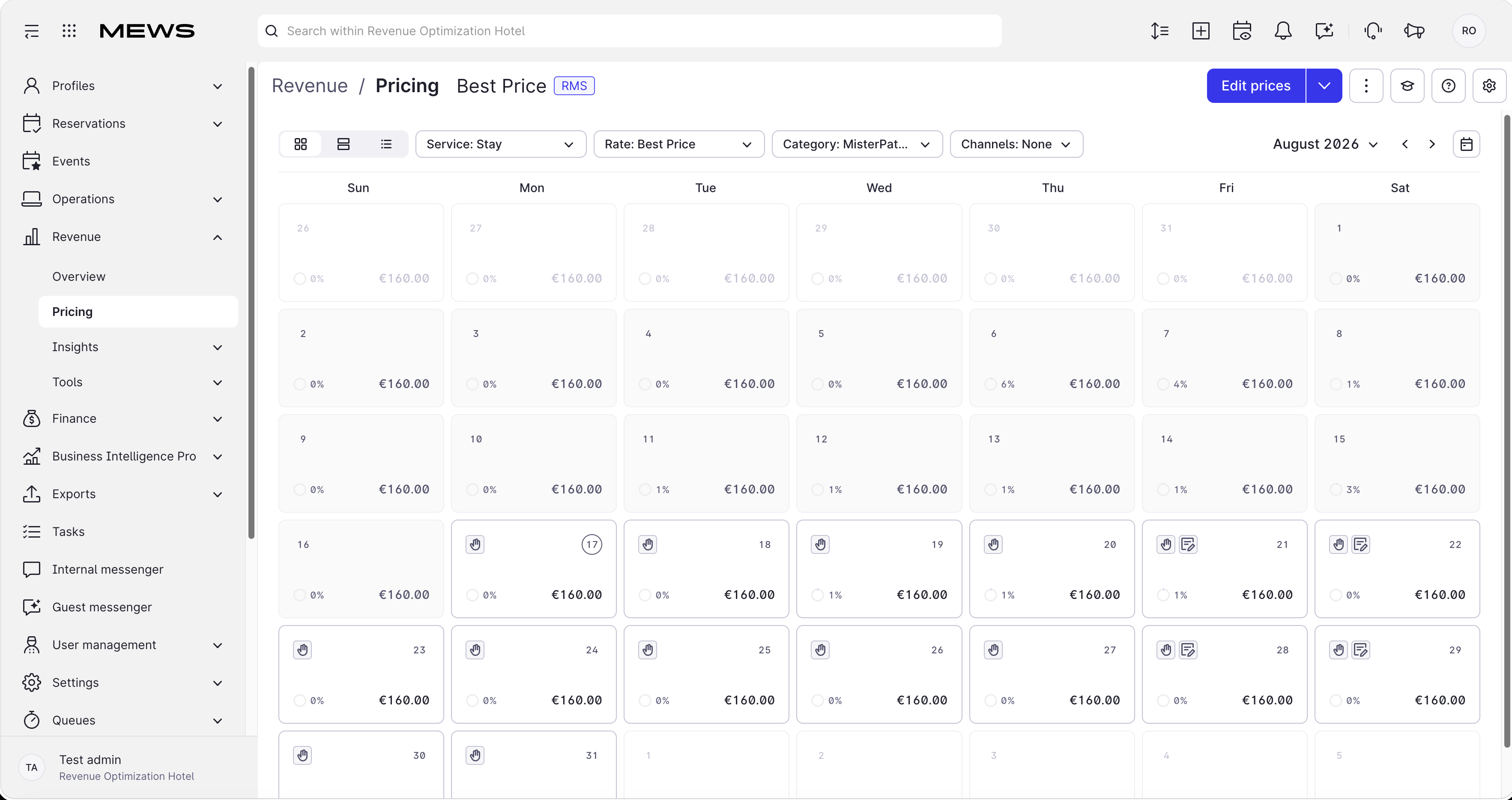 pricing